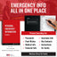 Personal Emergency Information Recorder (Red) w/ Emergency Information Wallet Card
