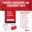 Personal Emergency Information Recorder (Red) w/ Emergency Information Wallet Card
