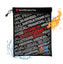 Fireproof Water-Resistant Bag - In Case of Emergency (Black 15 x 11")