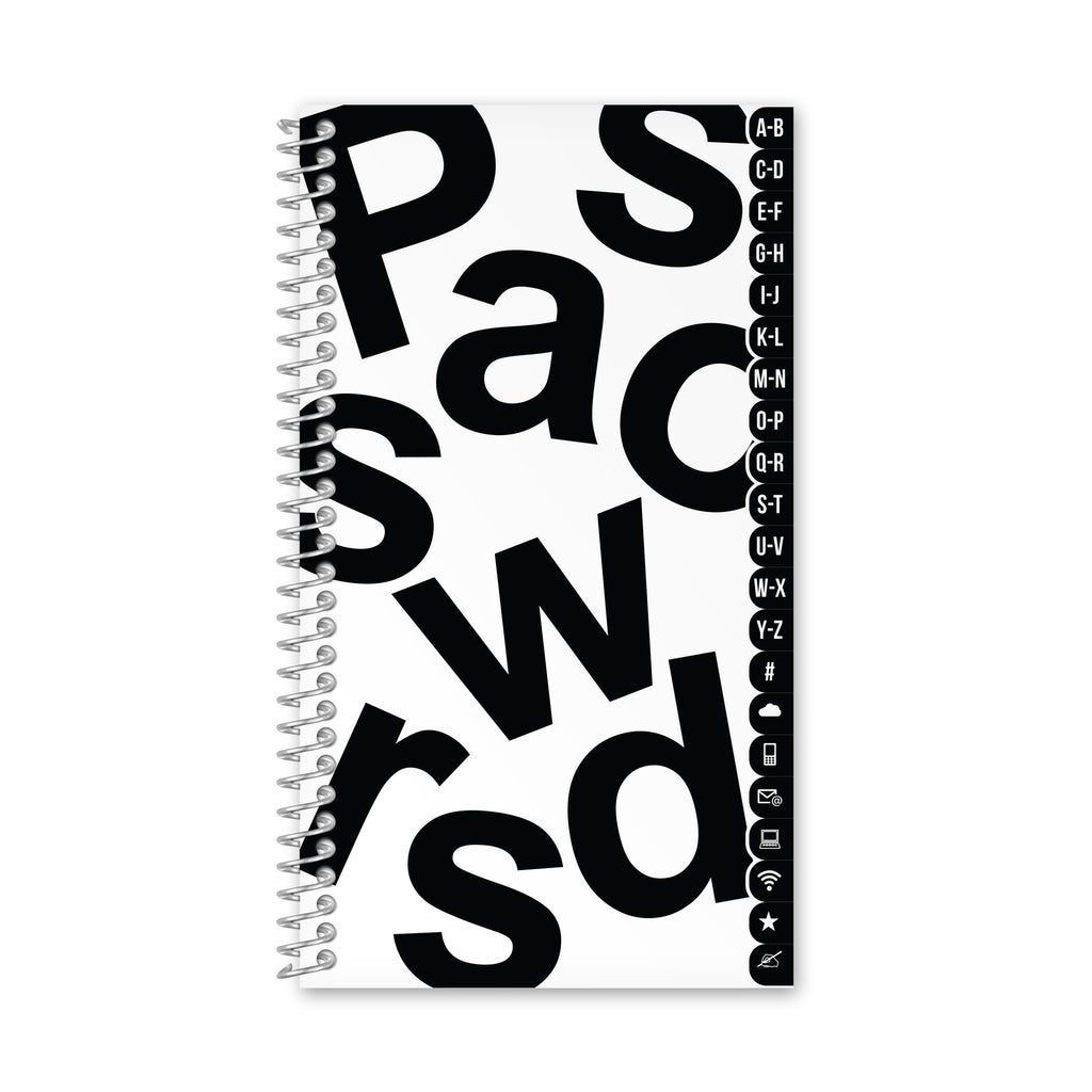 Passwords Log Book