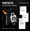 Fireproof Water-Resistant Bag - Emergency Bag (Black 15 x 11")