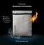 Fireproof Document Bag for Business Documents (15 x 11")