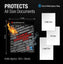 Fireproof Water-Resistant Bag - In Case of Emergency (Black 15 x 11")