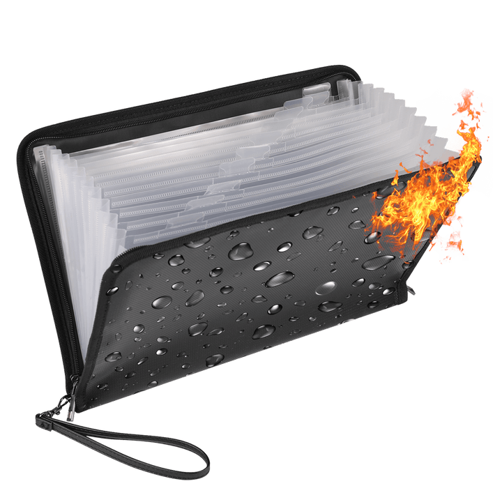 Fireproof File Folder - 13 Pockets