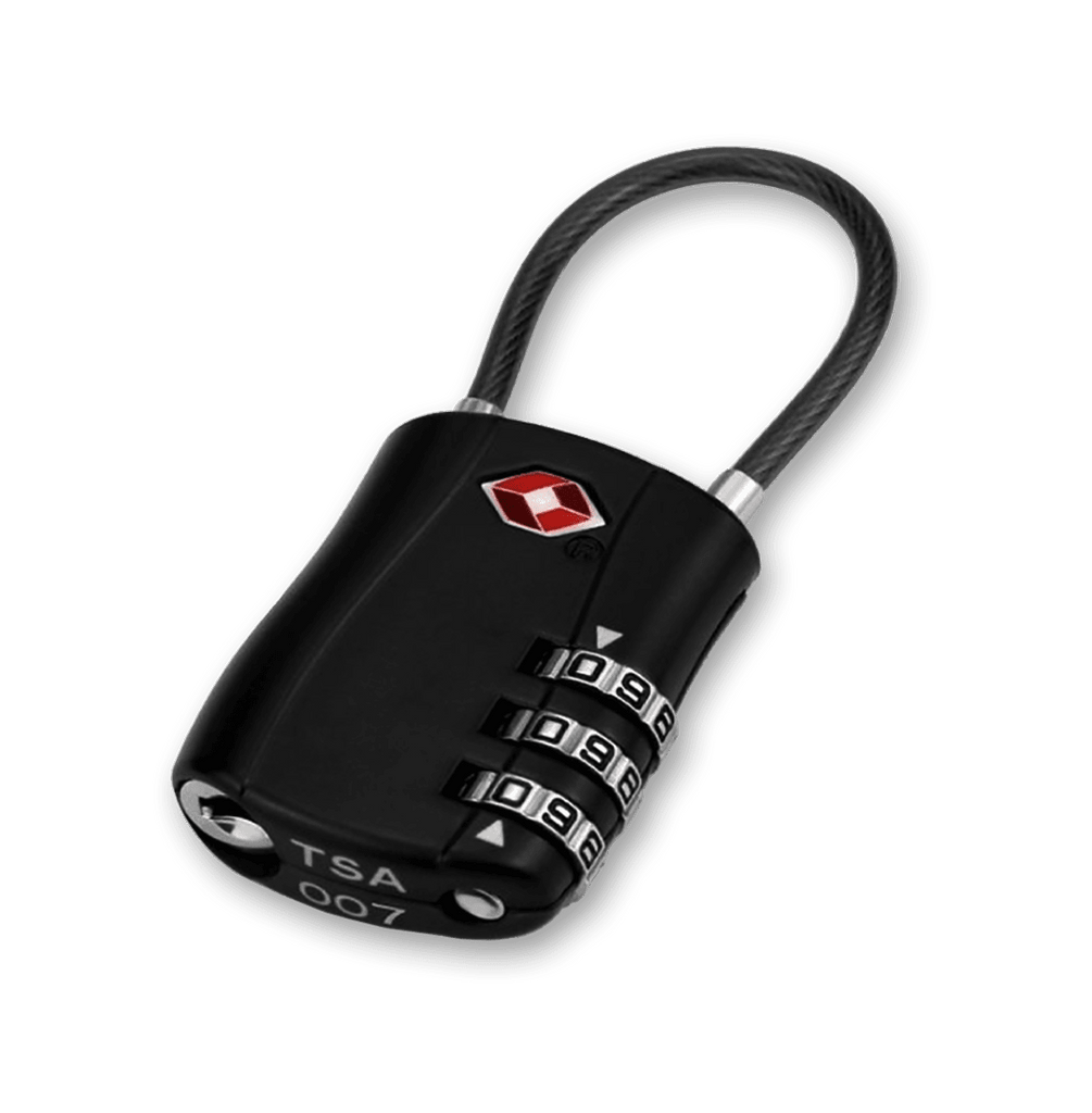 3 Digit Combination Bag Lock - TSA Approved – Secure My Legacy