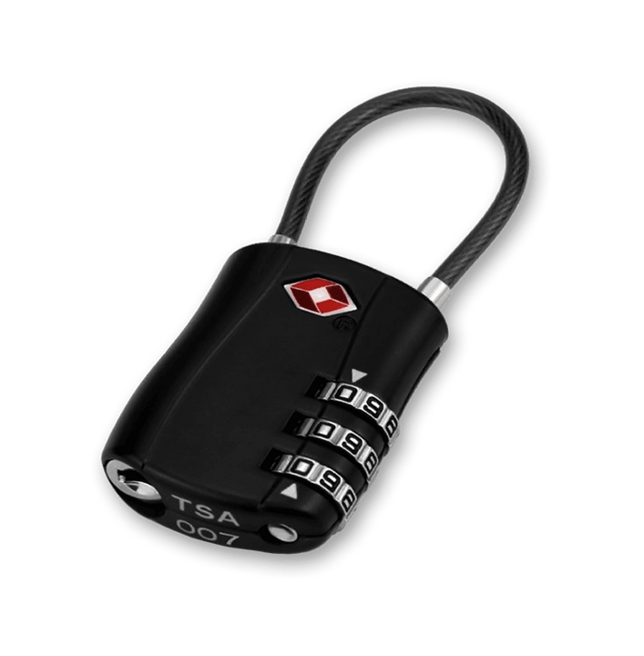 3 Digit Combination Bag Lock - TSA Approved